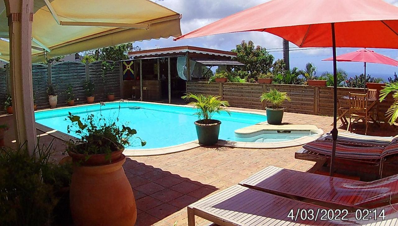 Agreable Chambre D'Hotes, Sdb, Piscine, Carbet Cuisine. Saint-Claude Exterior photo